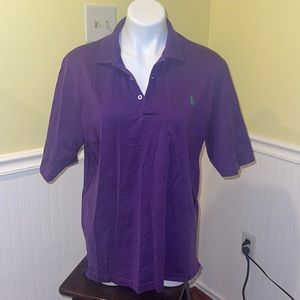 Ralph Lauren Polo Golf Shirt. Size medium. Purple